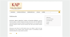 Desktop Screenshot of kuntalp-arkan-pekguclu.av.tr